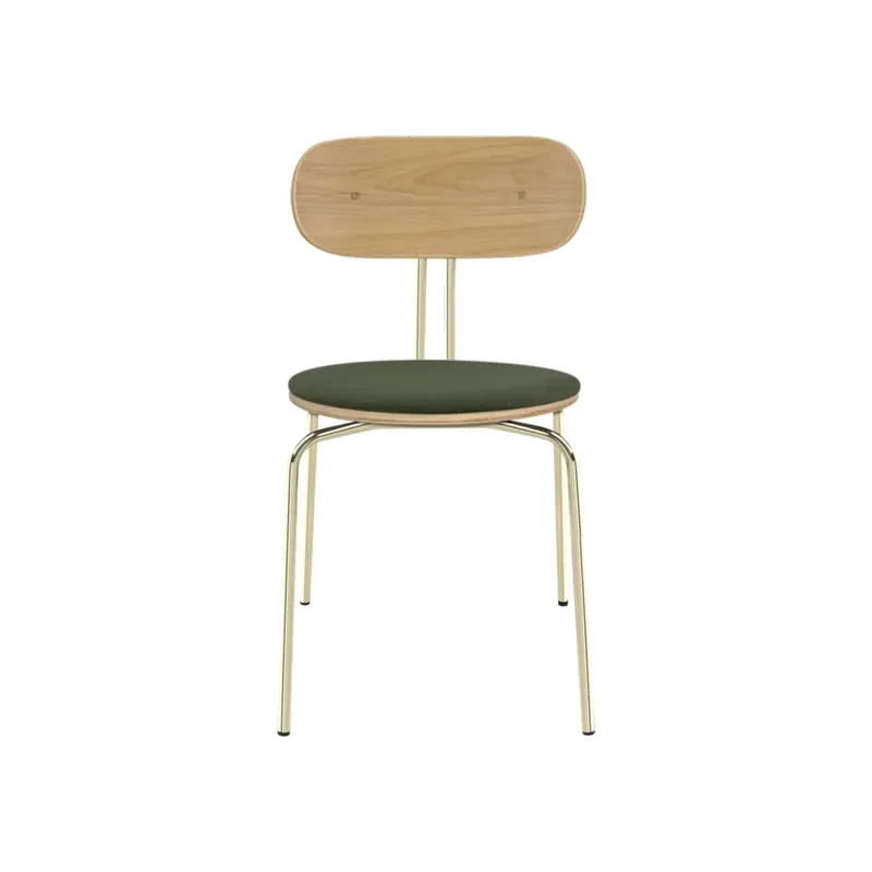 Curious Matstol Ek/Mässing Racing Green Rabatt